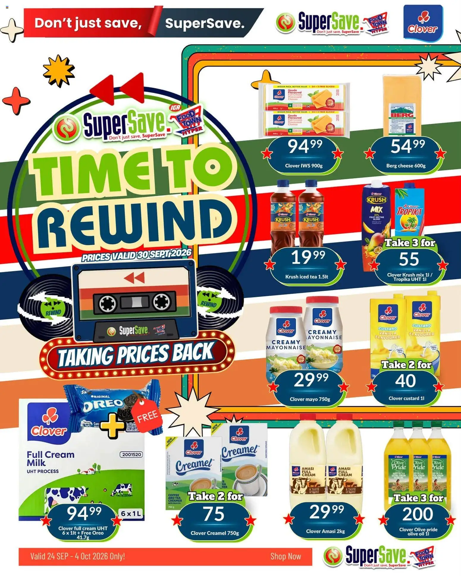 New Super Save catalogue – valid from 24/09/2026 | Page: 17 | Products: Custard, Cream, Fruit, Mayonnaise