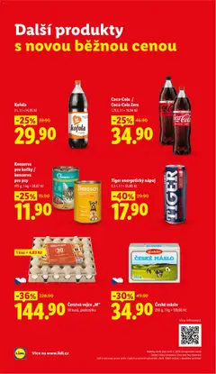 Náhled letáku Lidl leták od 11.06.2026 | Strana: 5 | Produkty: Máslo, Kofola, Cukr, Pes