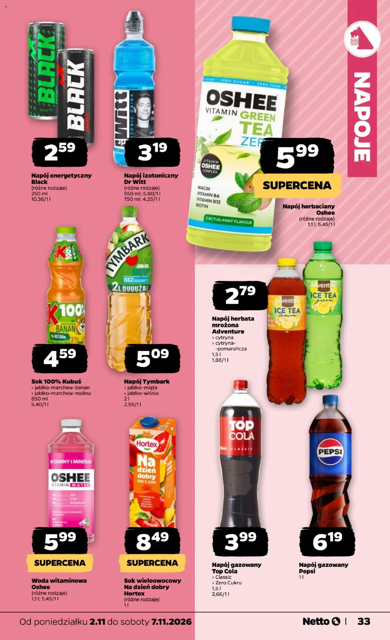 Netto gazetka od poniedziałku od 02.11.2026 | Strona: 33