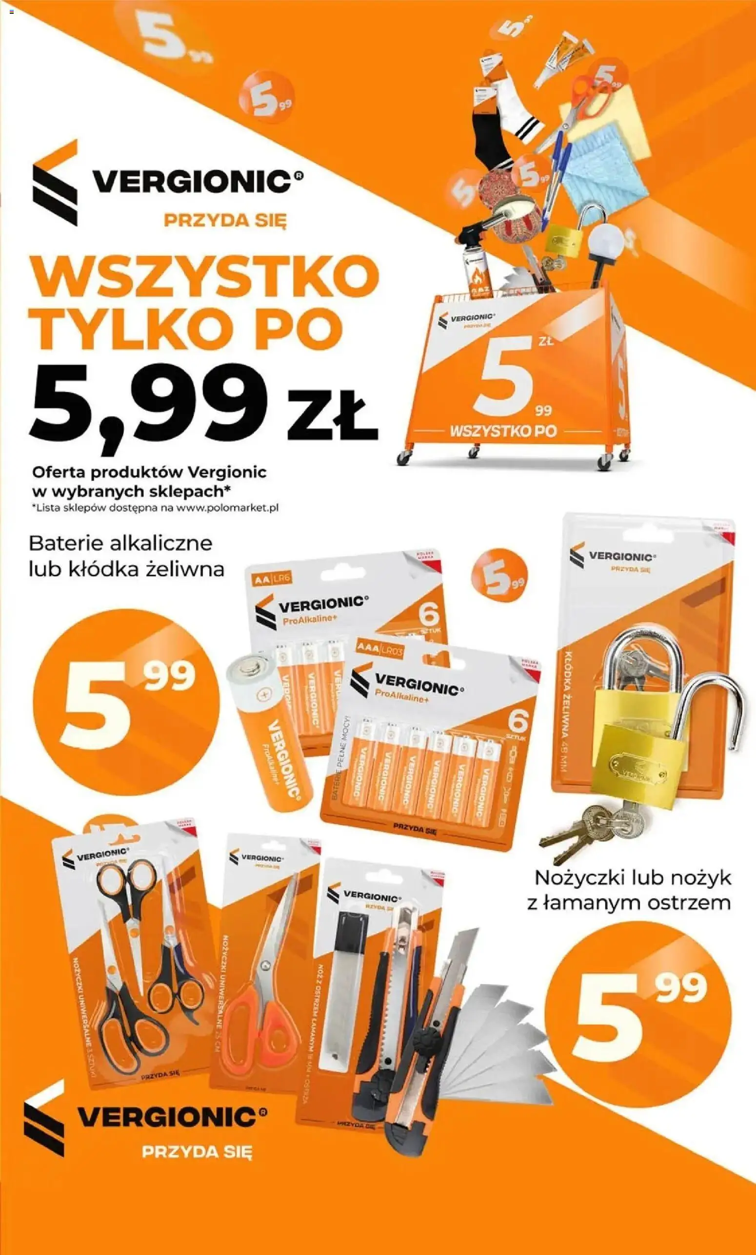 Nowa POLOmarket gazetka od jutra 07.10.2026 | Strona: 78 | Produkty: Nożyk, Baterie