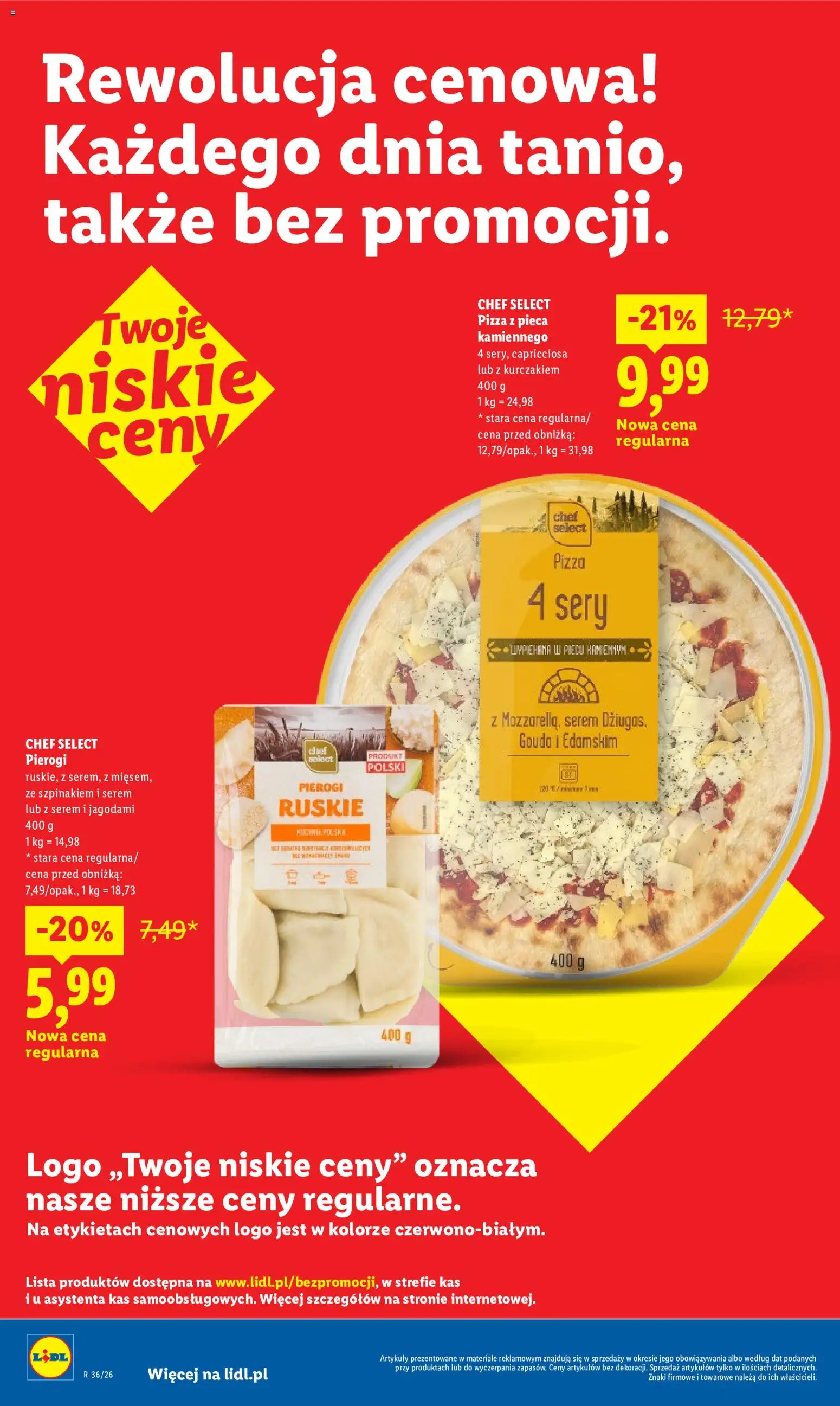 Lidl Polsko leták od 07.09.2026 | Strana: 4 | Produkty: Gouda, Pizza