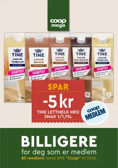 Forhåndsvisning av Coop Mega kundeavis gyldig fra 04.05.2026 | Side: 21 | Produkter: Melk, Sjokolade, Lettmelk, Sukker