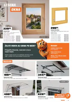 OBI katalog akcije – veljaven od 01.09.2026 | Stran: 9 | Izdelki: Kos, Okno, Nosilci, Barva