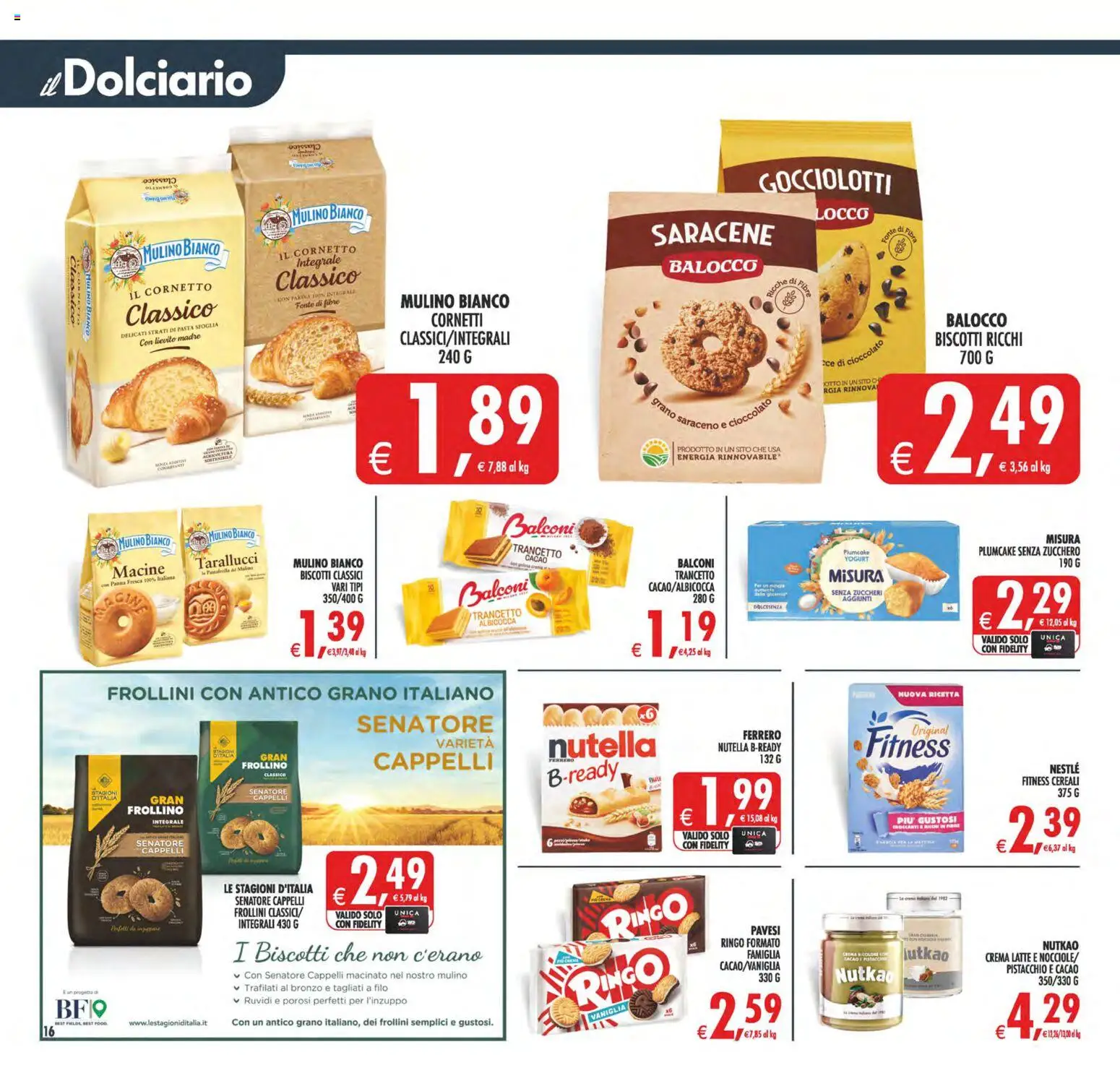 Volantino Decò del 31/07/2026 | Pagina: 20 | Prodotti: Crema, Panna, Nutella, Cacao