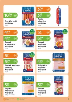 Pogląd oferty "Eurocash gazetka - Katalog Wędlin" - ważna od 03.09.2026 | Strona: 8 | Produkty: Piersi, Wędzony boczek, Wędliny, Pasta
