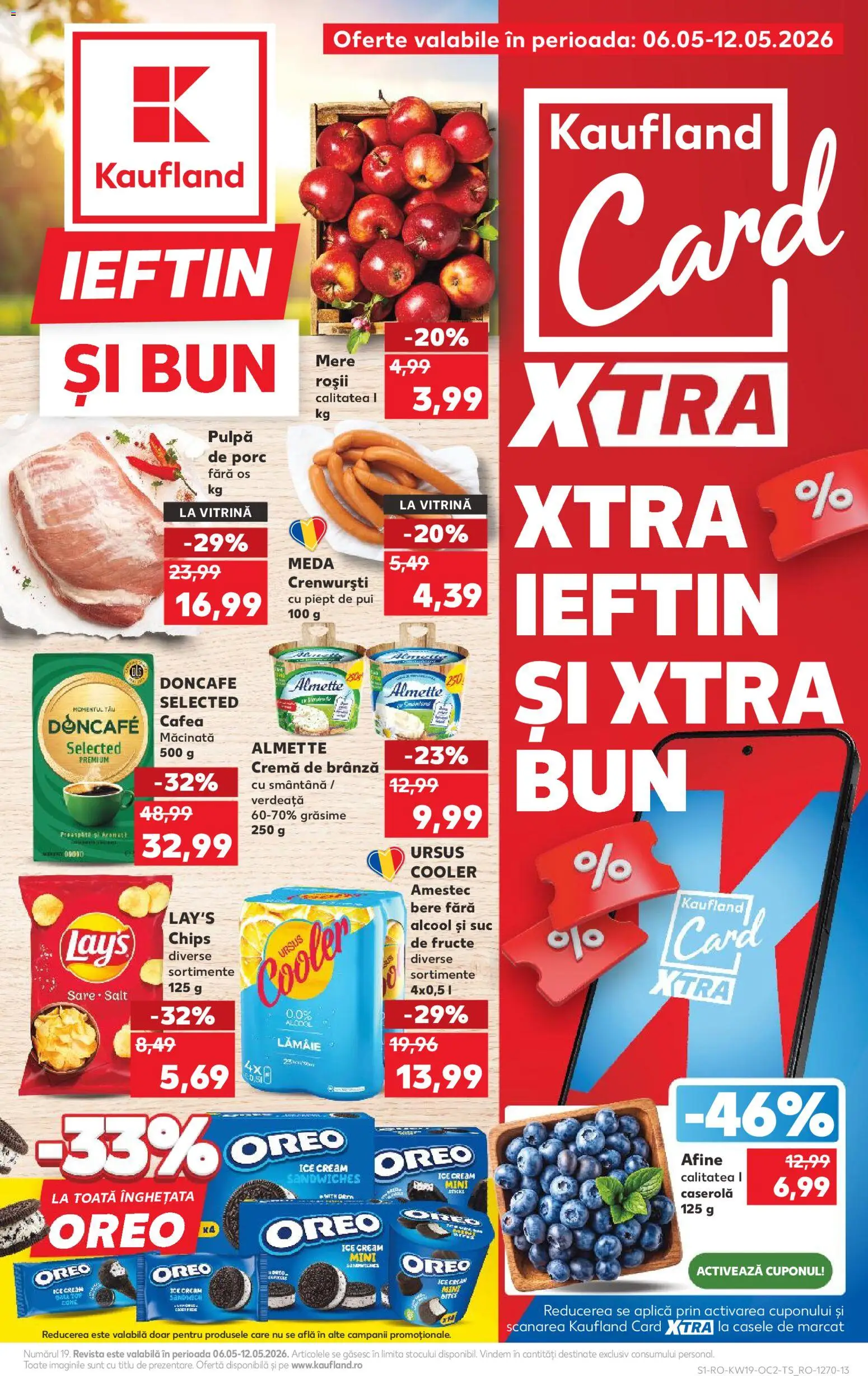 Noul catalog Kaufland – valabil de la 06.05.2026 | Pagină: 1 | Produse: Afine, Bere, Înghețată, Lămâie