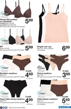 Zeeman folder - Voorbeeld van een folder van Zeeman, geldig van 13.06.2026 | Pagina: 13 | Producten: Hipster, Bh