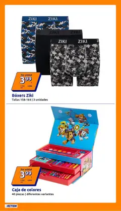 Vista previa Action folleto válido desde el 14/10/2026 | Página: 29 | Productos: Boxers, Caja