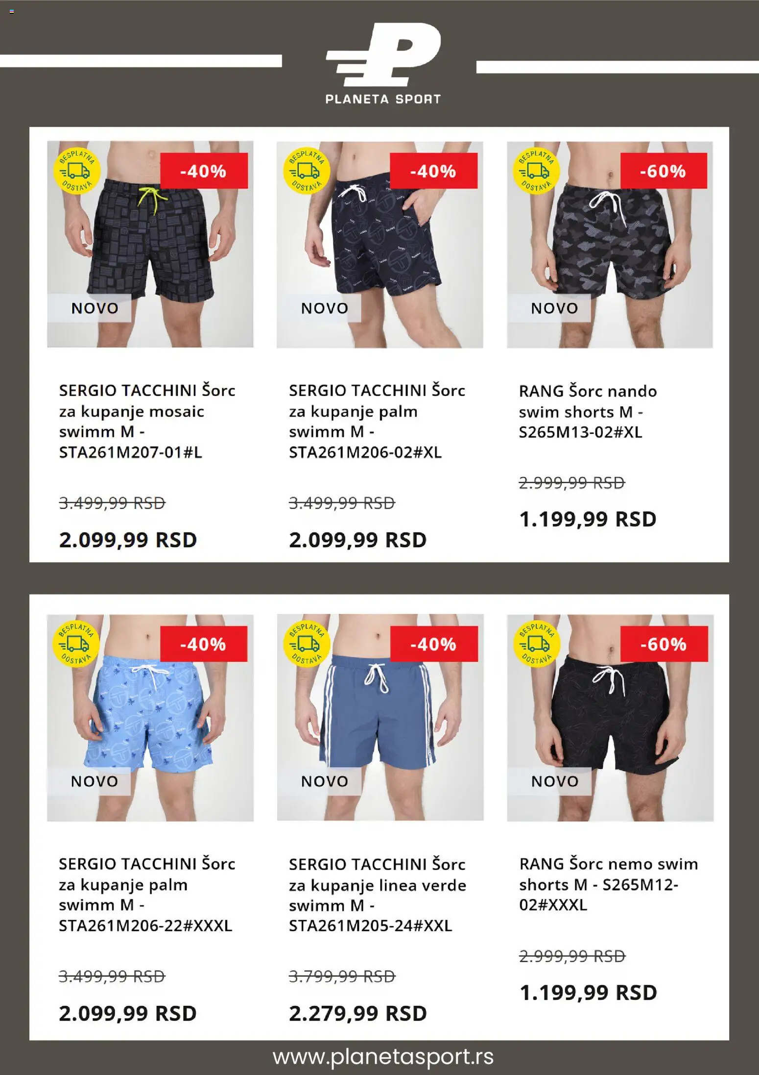 Planeta Sport katalog - važi od 01.07.2026 | Strana: 5 | Proizvode: Šorc