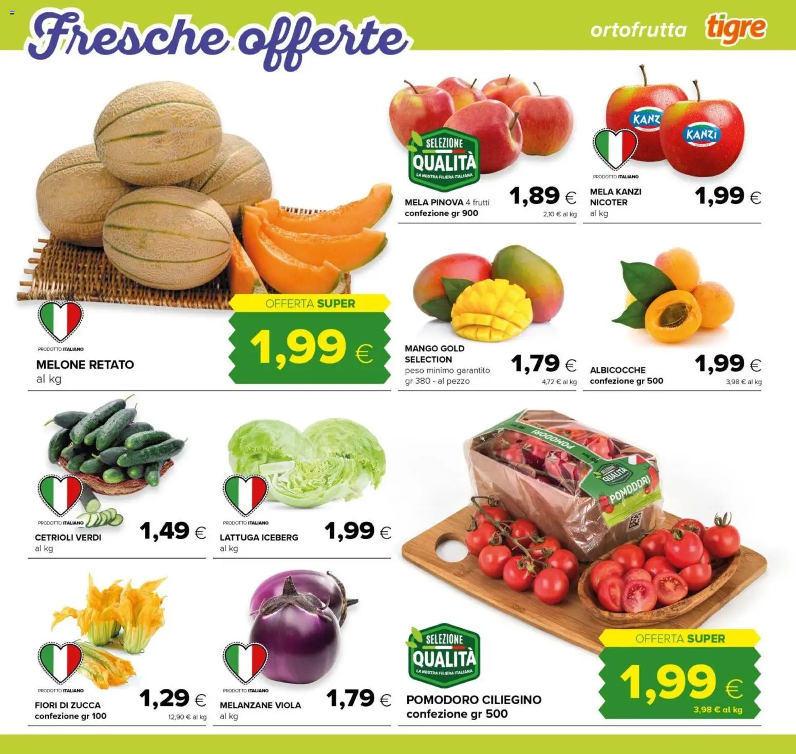 Volantino Tigre del 21.05.2026 | Pagina: 5 | Prodotti: Cetrioli, Mango, Zucca, Albicocche