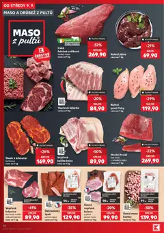 Náhled letáku Vepřová krkovice bez kosti, v celku, Vepřová krkovice bez kosti, v celku vakuově balení cena za 1 kg od 09.09.2026 | Strana: 12