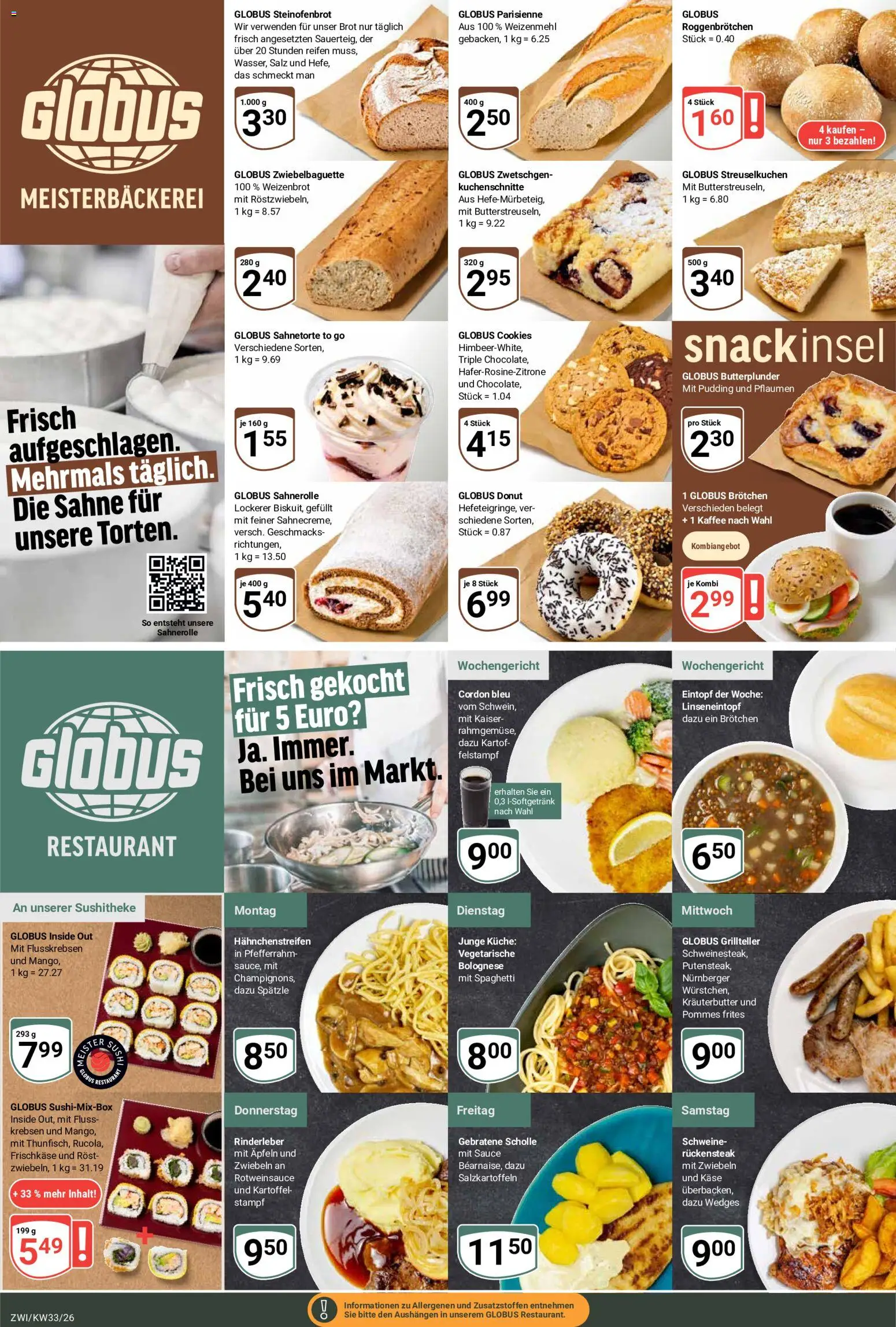 Globus Prospekt Zwickau – gültig ab 10.08.2026 | Seite: 11 | Produkte: Weizenmehl, Pommes frites, Zwiebeln, Salz