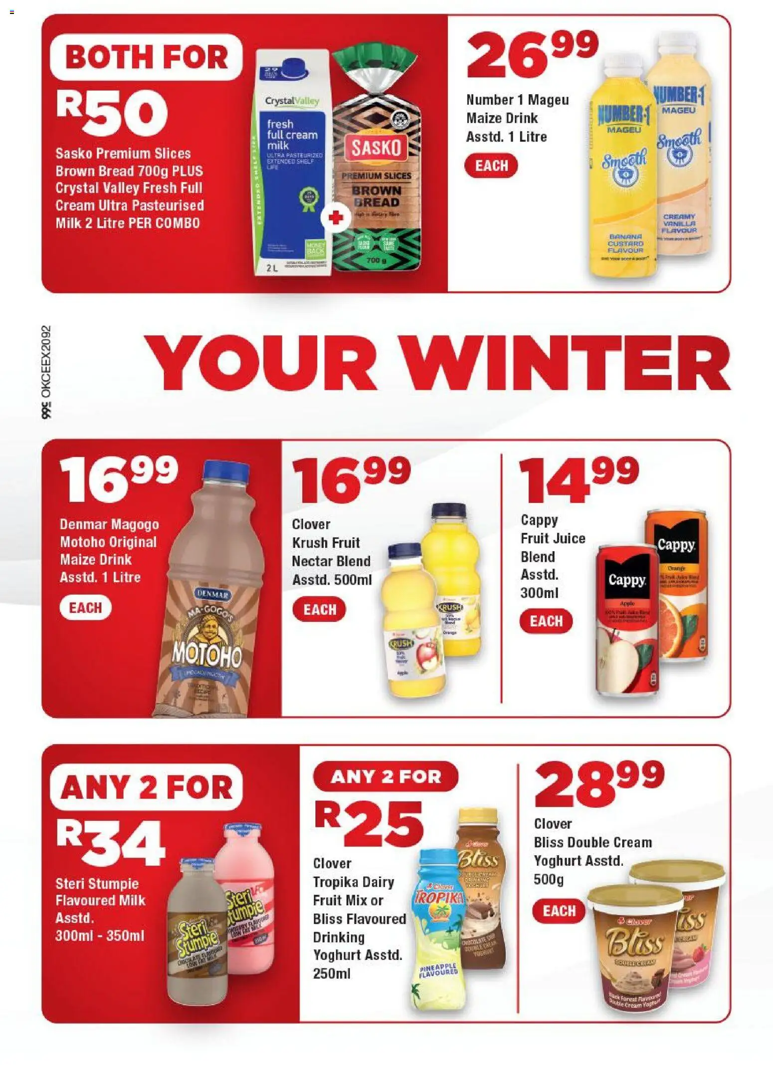 New OK Foods catalogue – valid from 01.06.2026 | Page: 2 | Products: Shelf, Bread, Cream, Fruit