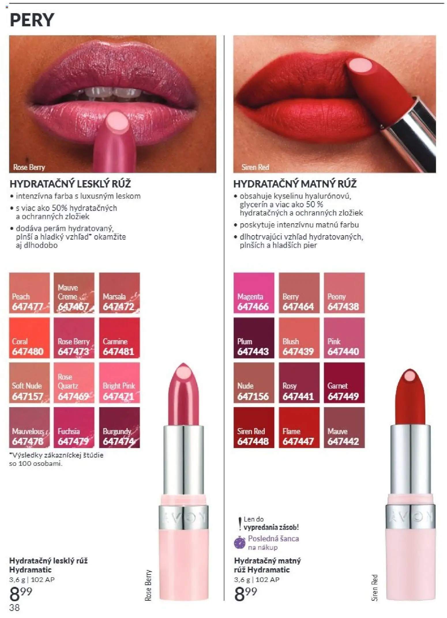 Nové Avon akcie – leták je platný od 01.07.2026 | Strana: 38