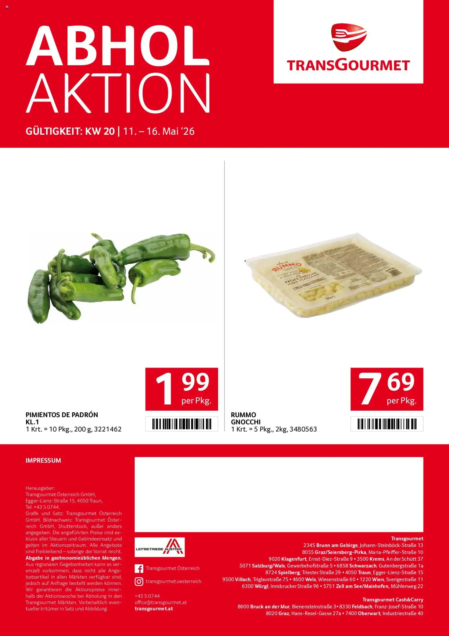 Transgourmet Flugblatt gültig ab 11.05.2026 | Seite: 40
