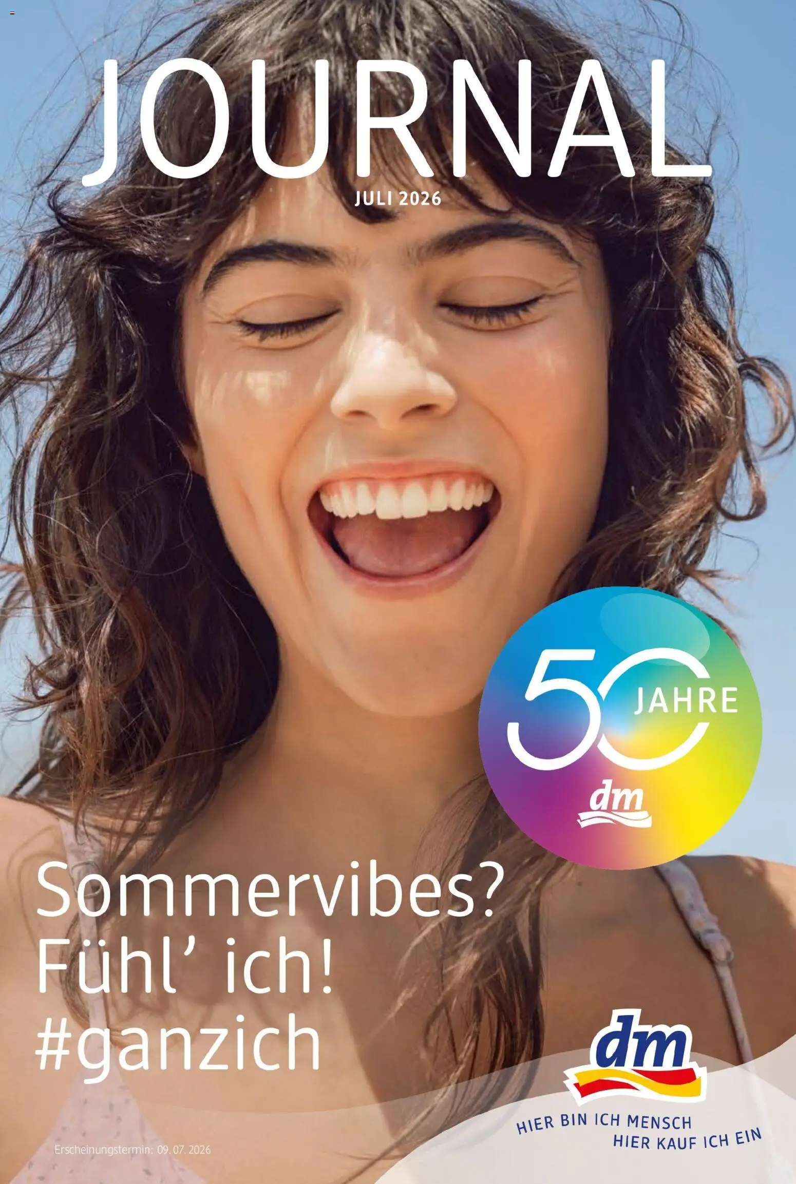 dm drogerie markt Journal Juli 2026 von 09.07.2026 - Aktuelle Angebote | Seite: 1