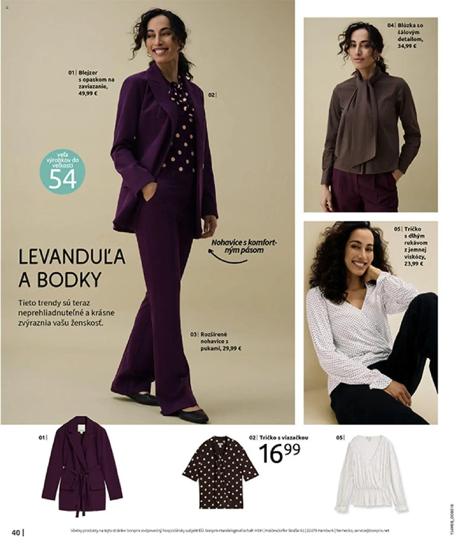 Nové Bonprix akcie – leták je platný od 10.08.2026 | Strana: 42 | Produkty: Tričko, Nohavice