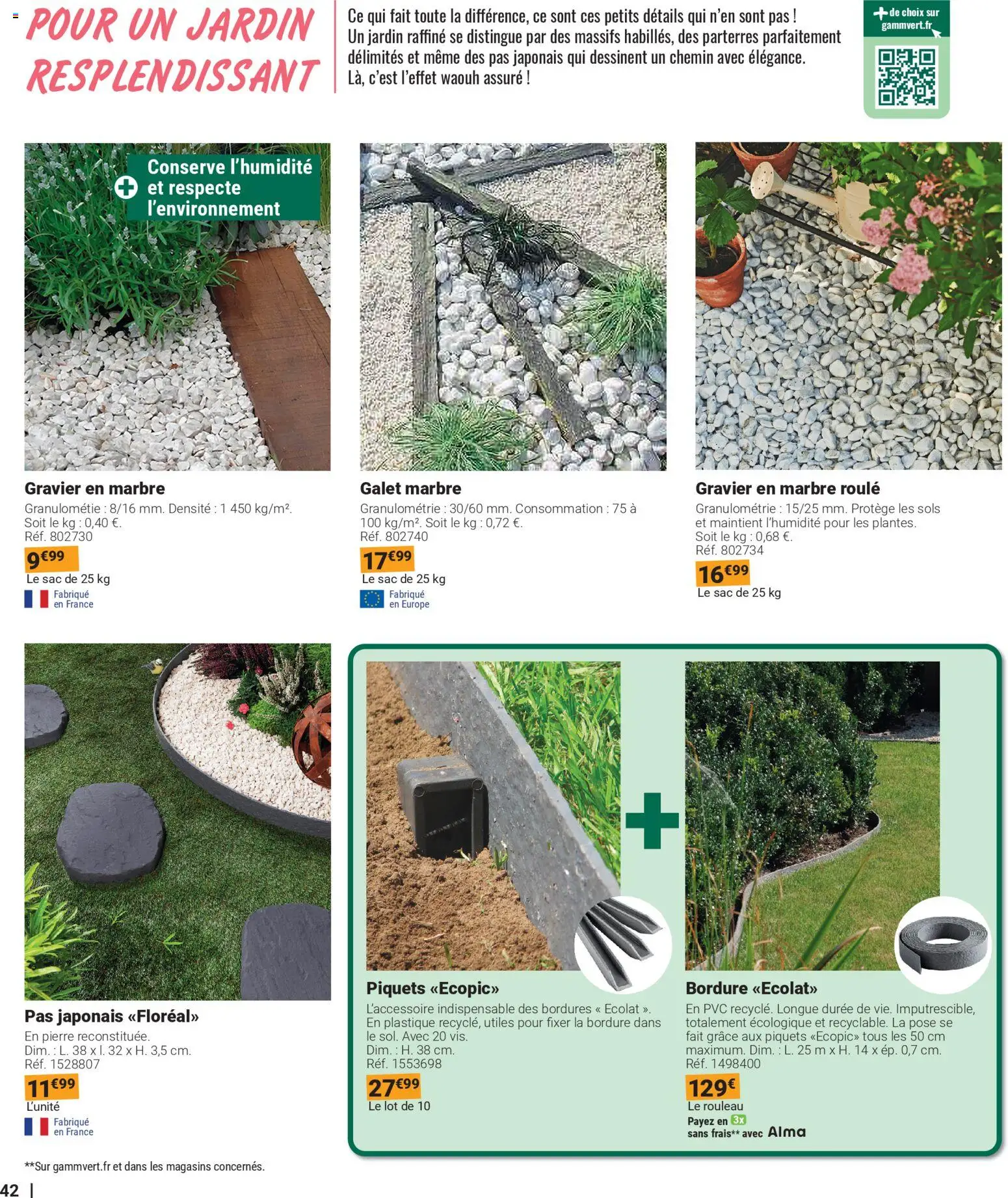 {H1} | Page: 42 | Produits: Sac, Gravier, Rouleau