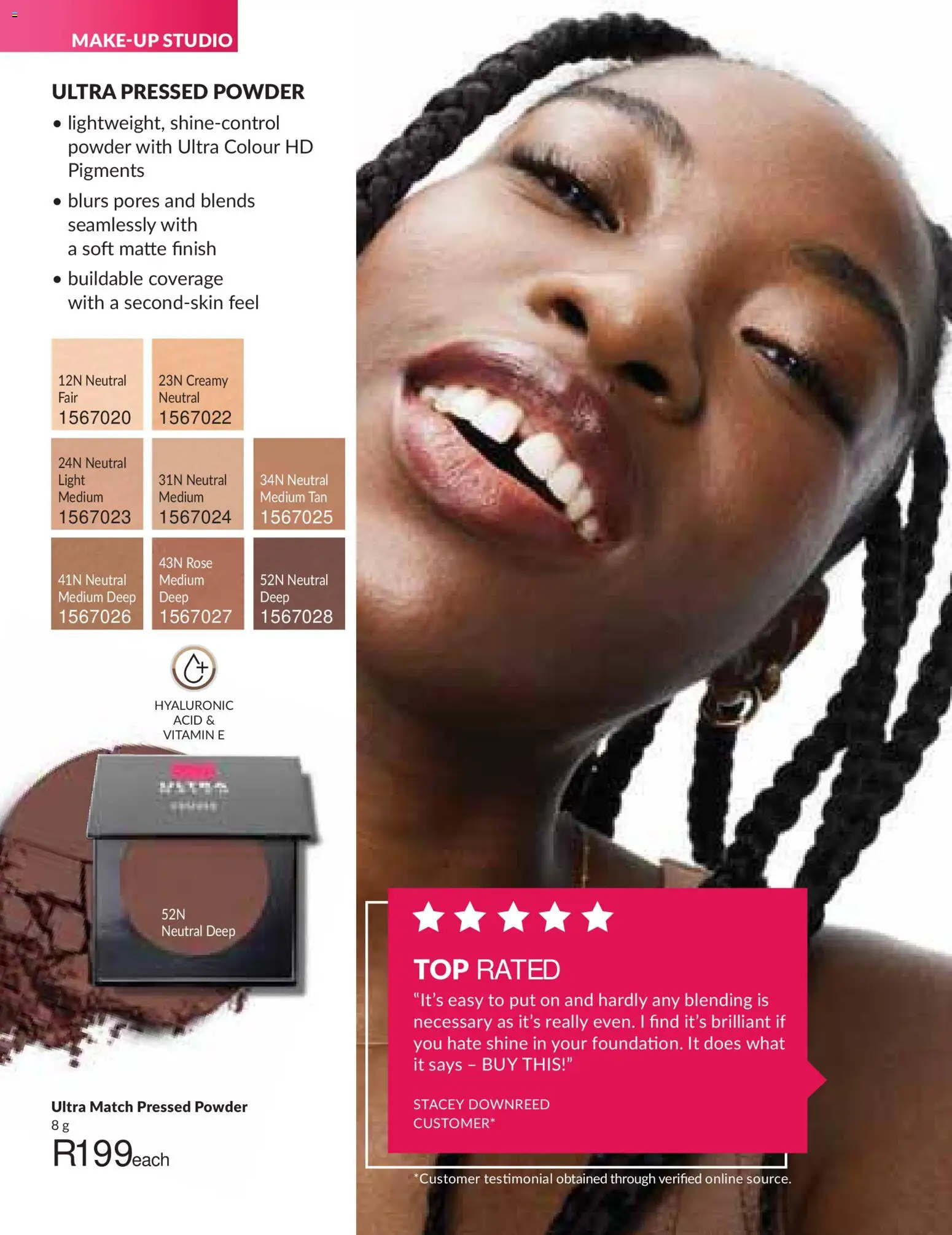 New Avon catalogue – valid from 01/07/2026 | Page: 38 | Products: Light, Powder