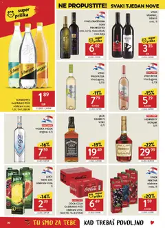 COCA COLA GAZIRANO PIĆE odabrane vrste, 12x0,15l, 1l=3,61EUR, Coca Cola gazirano piće odabrane vrste - Pregled kataloga iz trgovine Konzum, vrijedi od 24.06.2026 | Stranica: 30