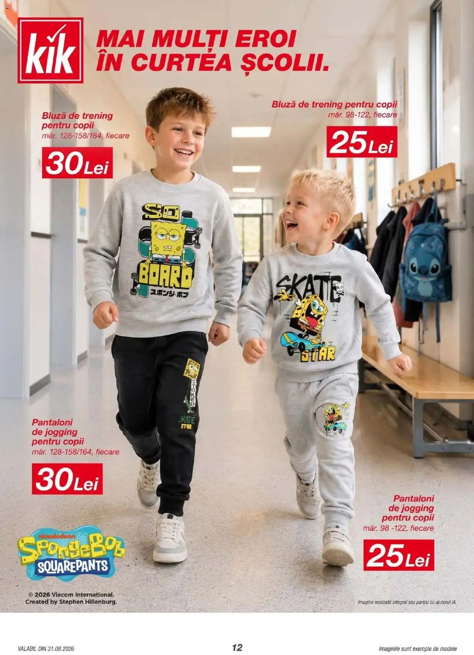 Kik catalog 28.08.2026 - Online magazin Romania | Pagină: 12 | Produse: Trening, Bluză, Pantaloni