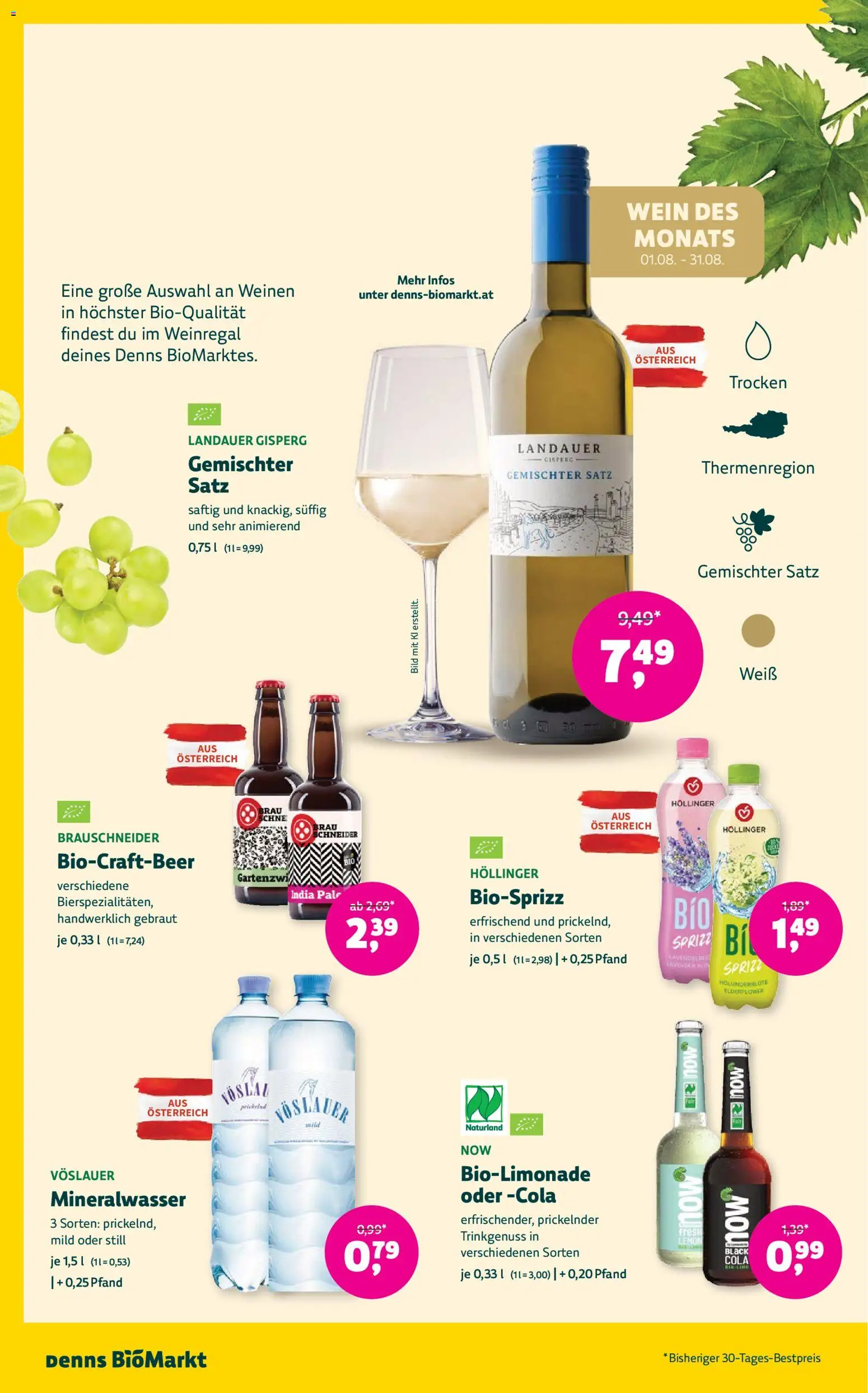 Denns BioMarkt Angebote gültig ab 29.07.2026 | Seite: 12 | Produkte: Wein