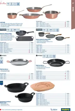 Náhled letáku Makro leták - Gastro vybavení a zařízení od 01.02.2026 | Strana: 117 | Produkty: Podnos, Nádobí, Pánve, Rendlík