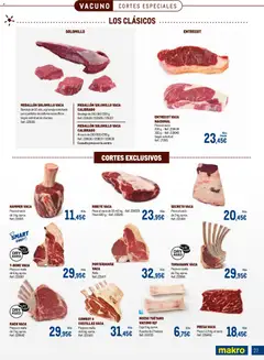 Vista previa Makro Expertos en carnes válido desde el 07/09/2026 | Página: 27 | Productos: Entrecot, Bandeja, Caja