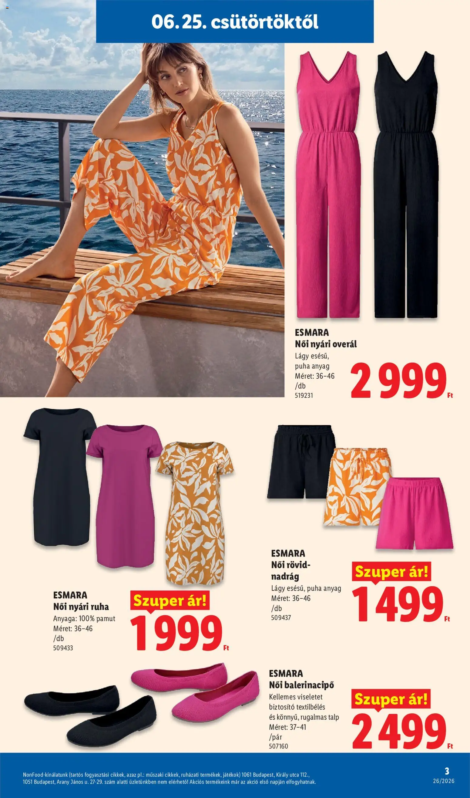 Lidl akciós ujság - amely érvényes a következő dátumtól: 25.06.2026 | Oldal: 3