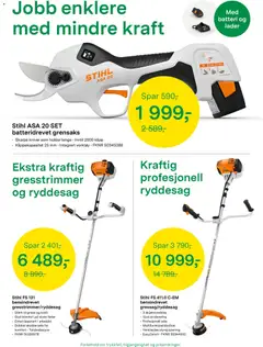 Forhåndsvisning av Felleskjøpet kundeavis gyldig fra 12/10/2026 | Side: 5 | Produkter: Verktøy, 1, Batteri, Gresstrimmer