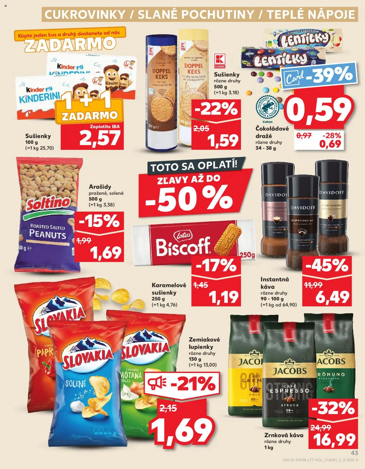 Kaufland SK akciós ujság - amely érvényes a következő dátumtól: 2026.02.19. | Oldal: 43