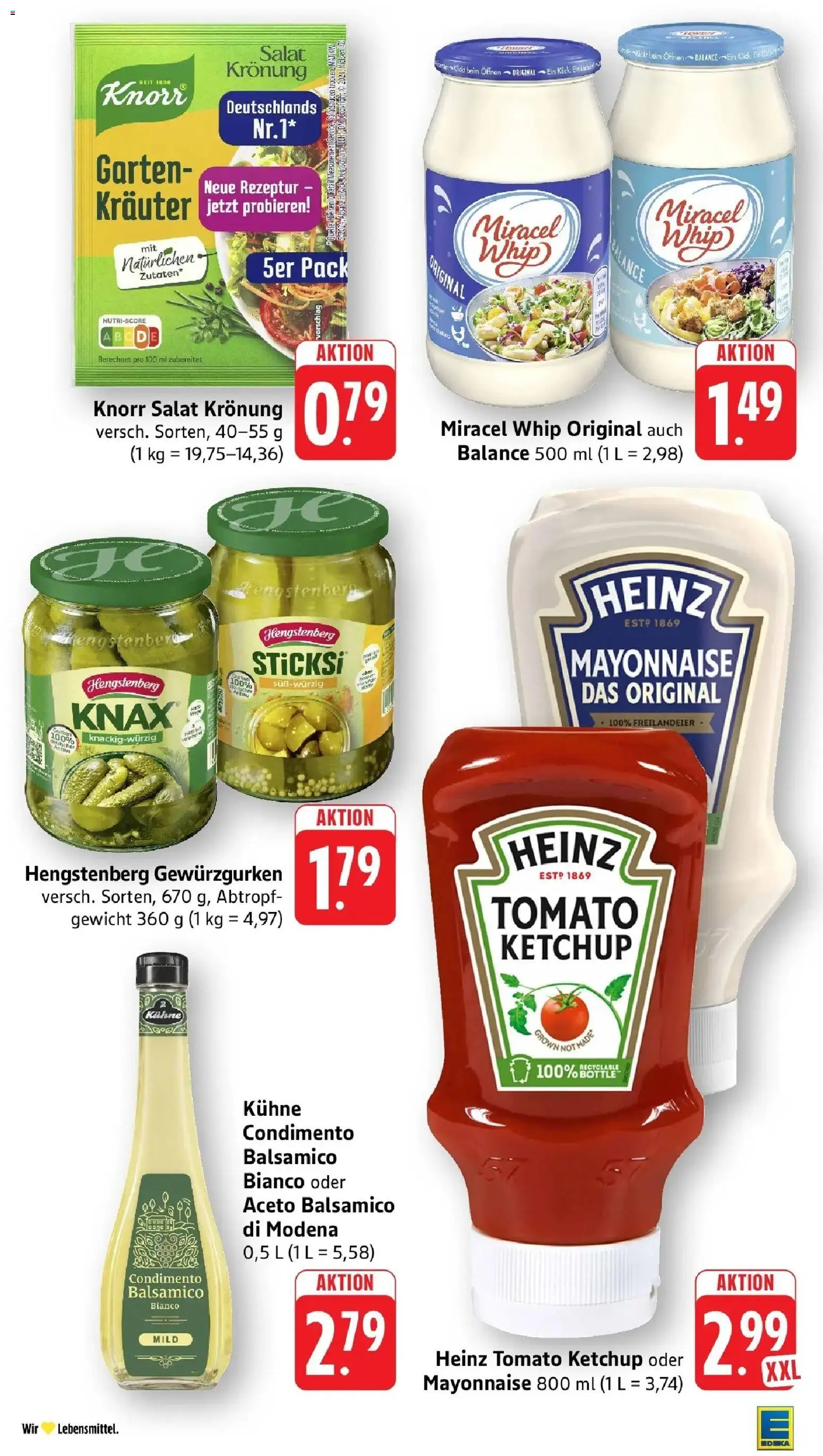 Edeka Prospekt Ulm-Lehr – gültig ab 01.06.2026 | Seite: 28 | Produkte: Gewicht, Knorr, Ketchup, Gurken