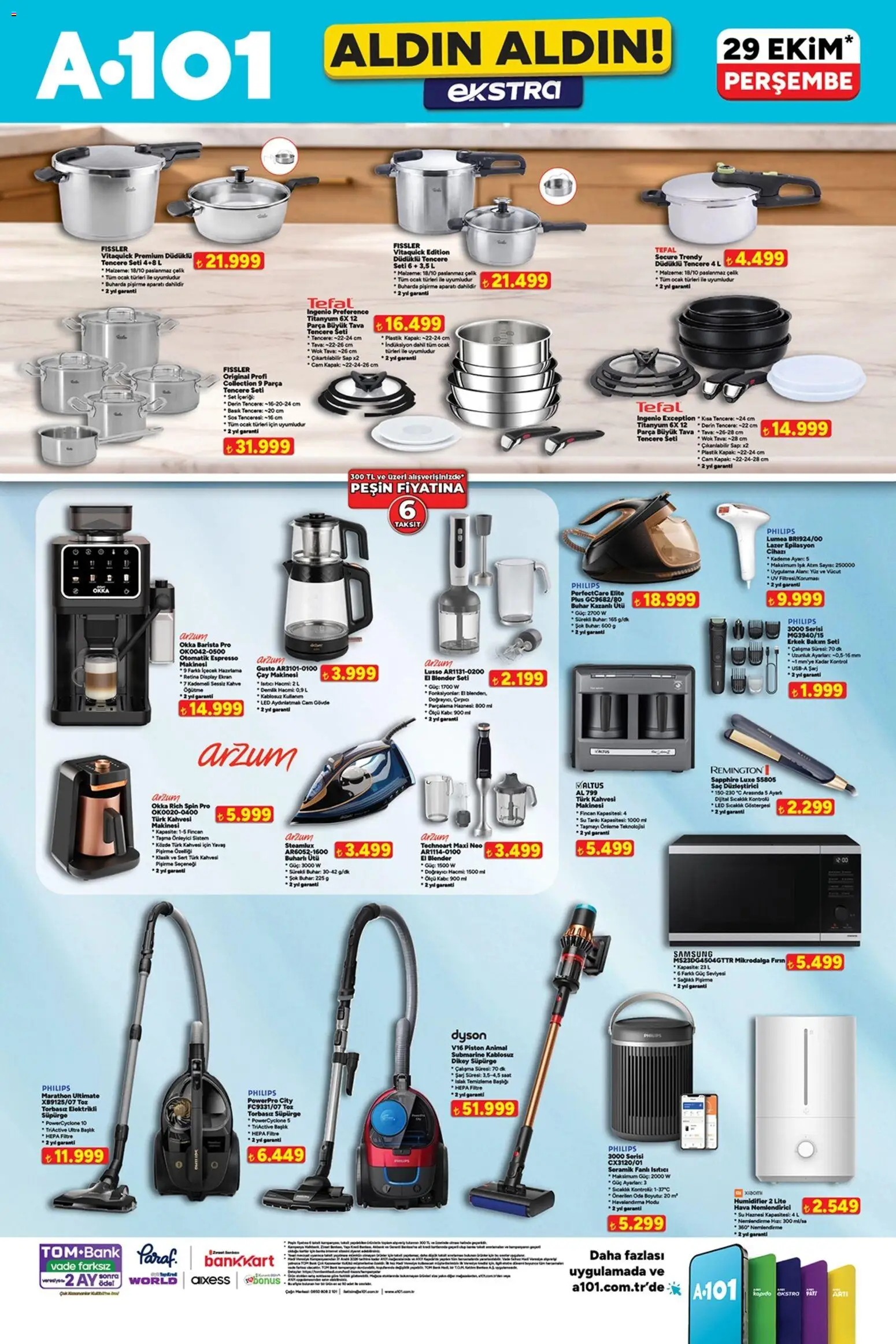 A101 - Katalog Aldın Aldın Ekstra - 29 Ekim 2026 tarihinden itibaren geçerlidir | Sayfa: 8 | Ürünler: Çay makinesi, Çay, Sos, Ocak