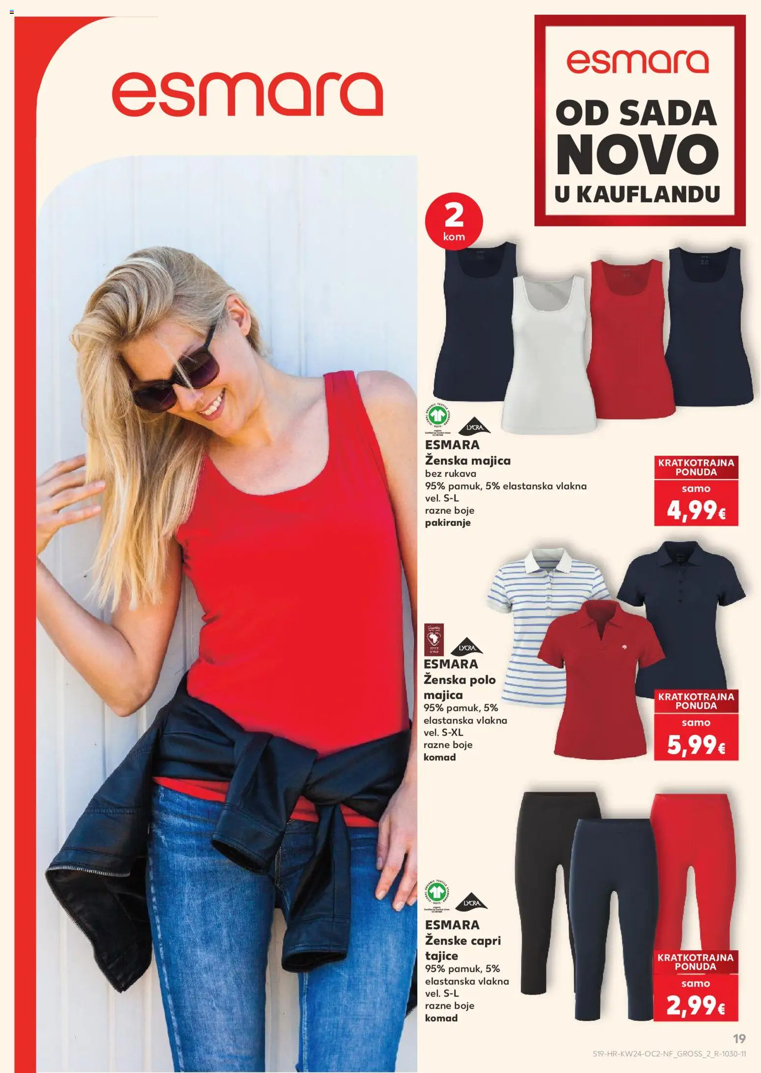 Kaufland katalog | vrijedi od 10.06.2026 | Stranica: 19 | Proizvodi: Majica, Tajice
