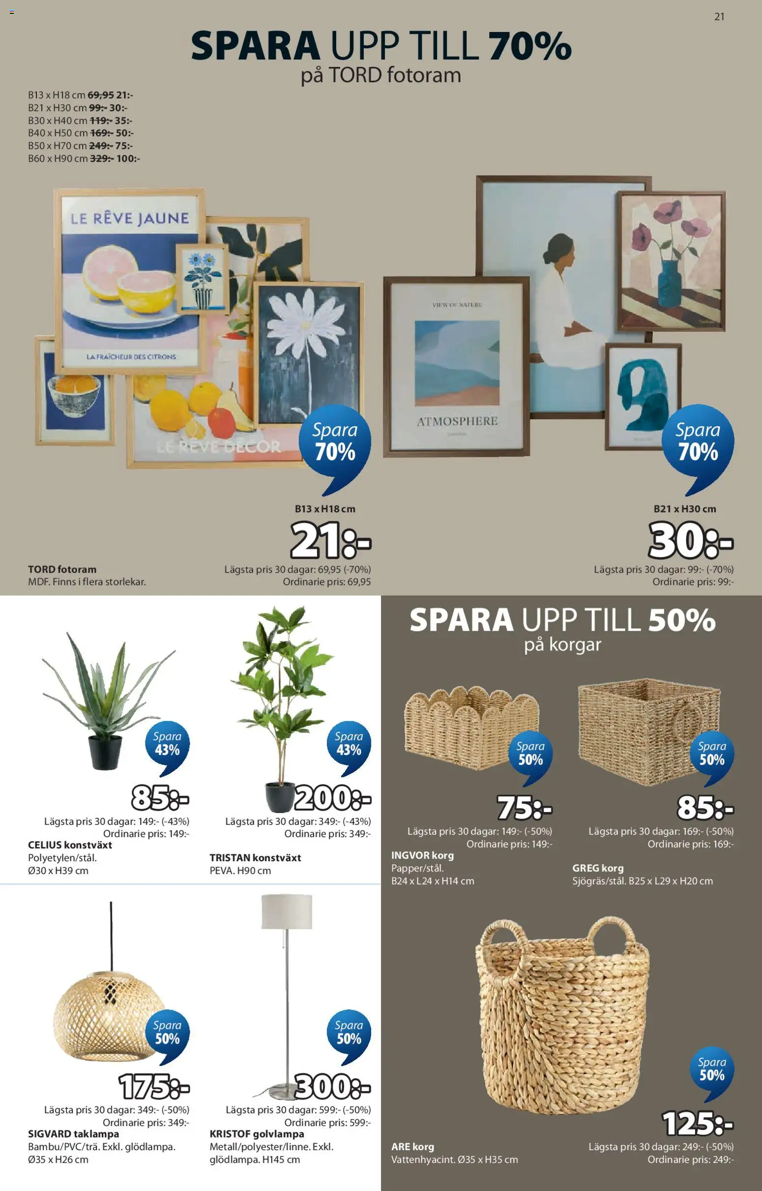 JYSK reklamblad aktuell från 07/09/2026 | Sida: 21 | Produkter: Sängöverkast, Matta