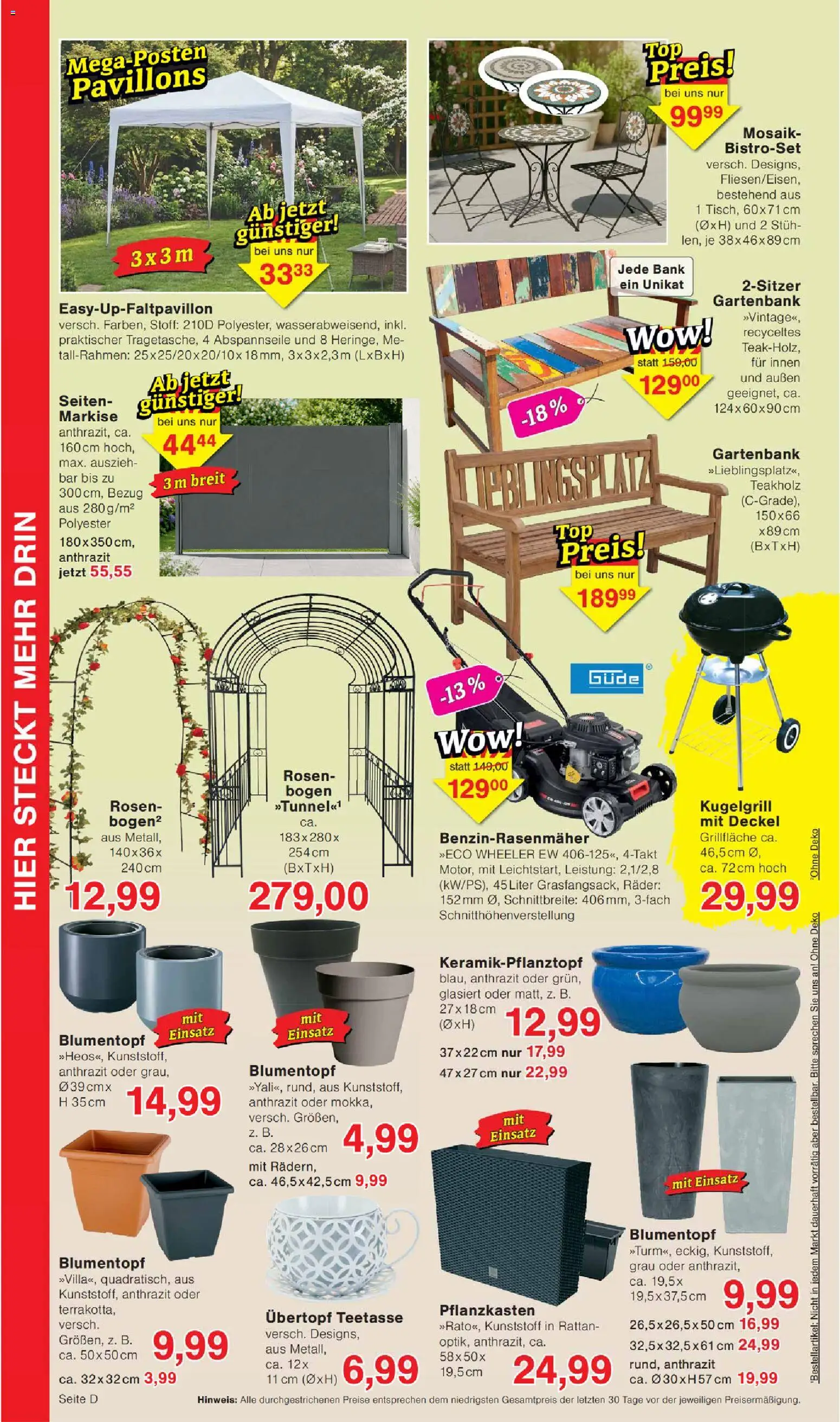 Wiglo Wunderland Prospekt – gültig ab 20.07.2026 | Seite: 8 | Produkte: Blumentopf