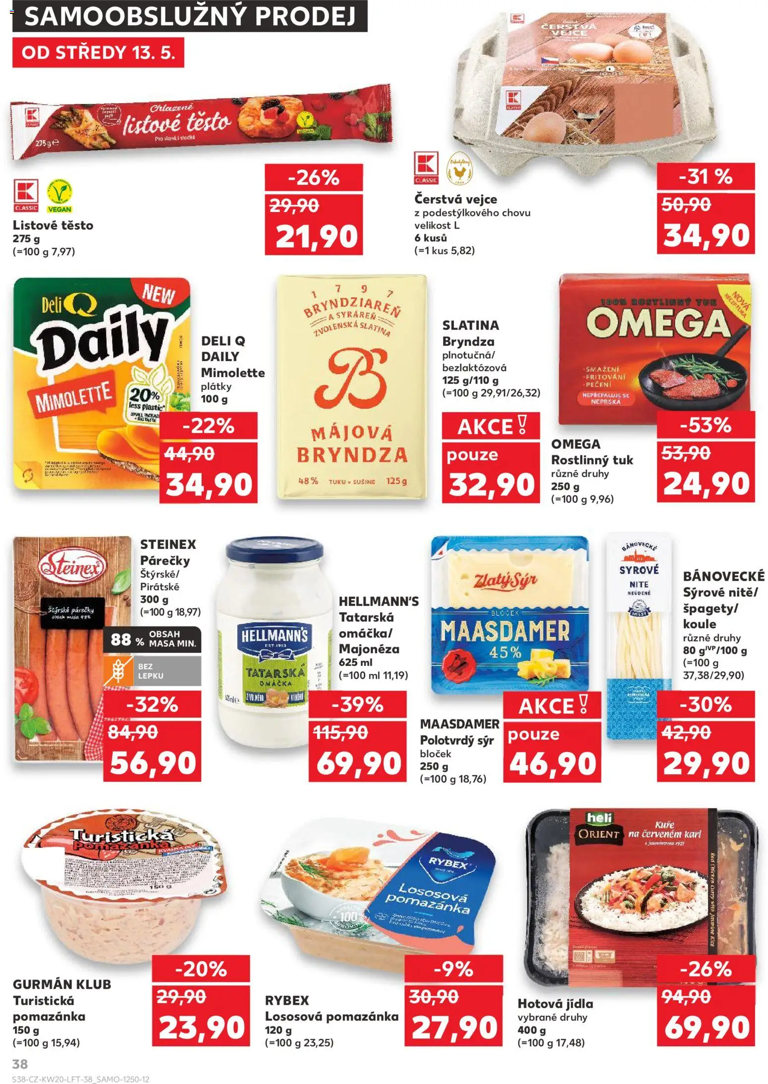 Kaufland leták - Chomutov od 13.05.2026 | Strana: 38