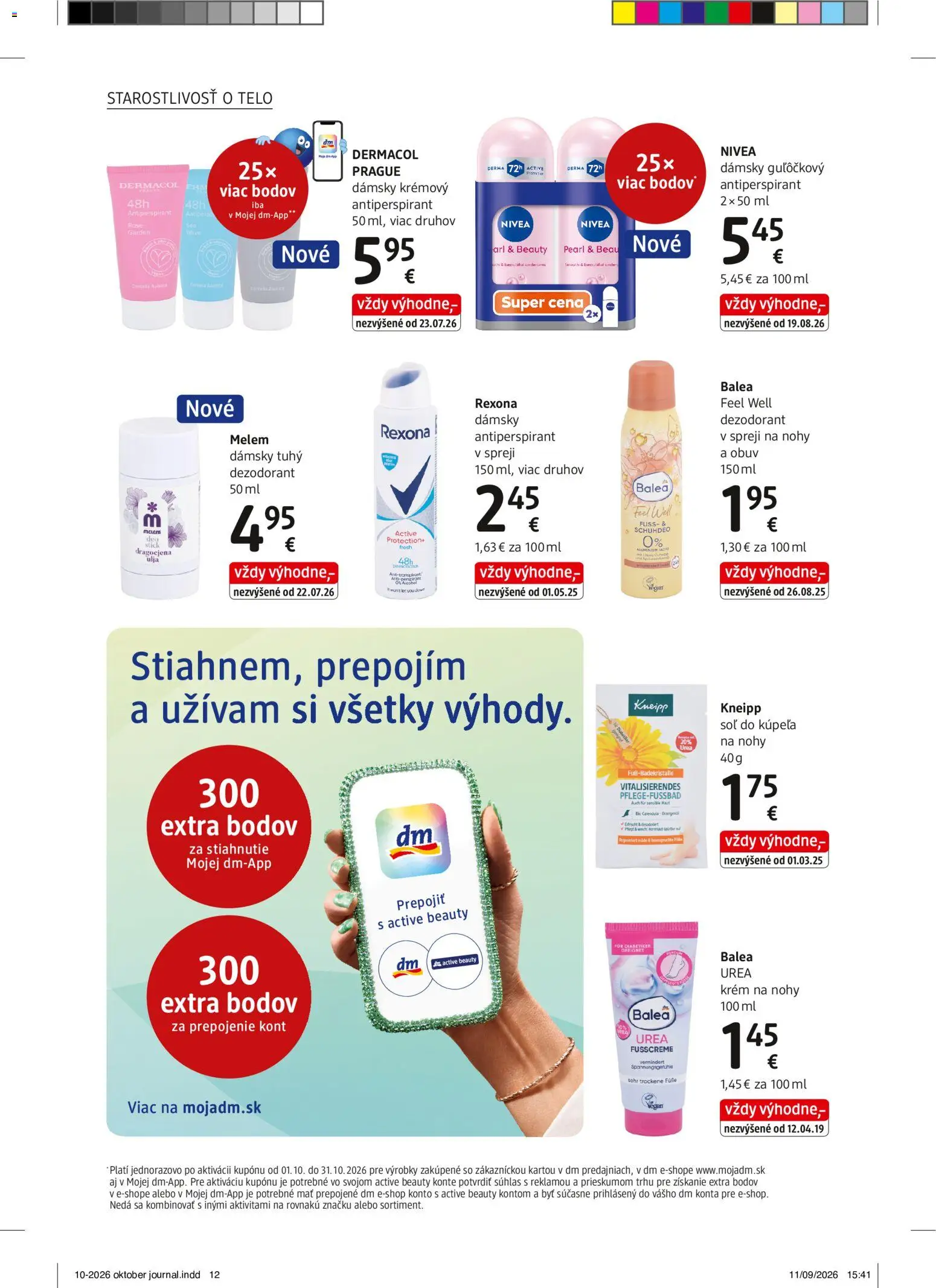 Nové dm drogerie akcie – leták je platný od 01.10.2026 | Strana: 12