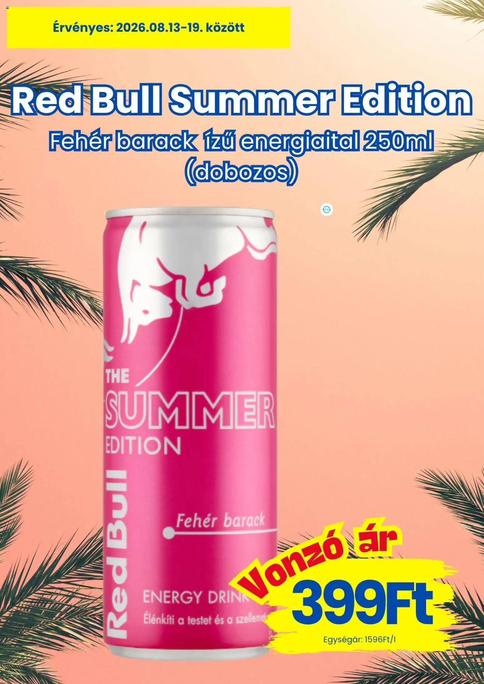 Magnetic akciós ujság - amely érvényes a következő dátumtól: 2026.08.13. | Oldal: 6 | Termékek: Energiaital, Energy drink, Red bull