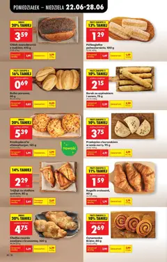 Pogląd oferty "Chleb nowodworski z makiem, 410 g, Chleb nowodworski z makiem, 410 g" - ważna od 22.06.2026 | Strona: 44