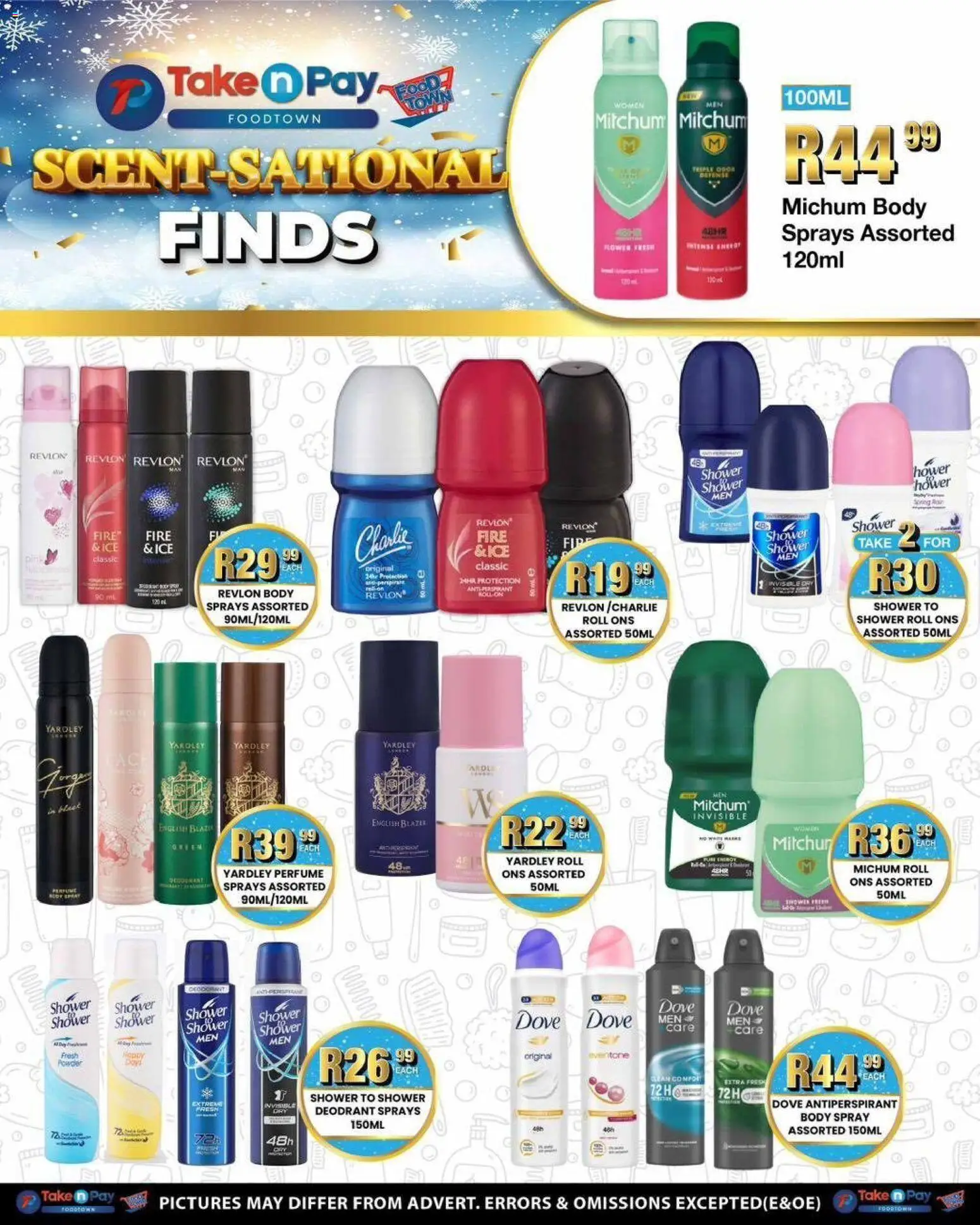 New Take n Pay catalogue – valid from 08.06.2026 | Page: 49 | Products: Shower, Body spray, Powder, Antiperspirant