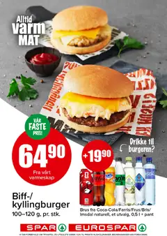 Forhåndsvisning av Coca-Cola Zero Sugar, Brus fra Coca-Cola/Farris/Frus/Bris/Imsdal naturell, et utvalg, 0,5 1 + pant gyldig fra 18.05.2026 | Side: 8 | Produkter: Bronzing pearls, Ferăstrău, Håv, Stable door