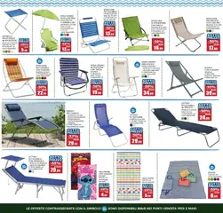 Anteprima del volantino Happy Casa volantino valido a partire dal 03.06.2026 | Pagina: 21 | Prodotti: Sedia sdraio, Tubo, Sgabello, Sedia