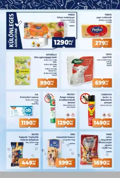 Goods Market akciós újság - amely érvényes a következő dátumtól: 21.05.2026 | Oldal: 4 | Termékek: Papírtörlő, Kutyaeledel, Kullancsriasztó, Papírzsebkendő