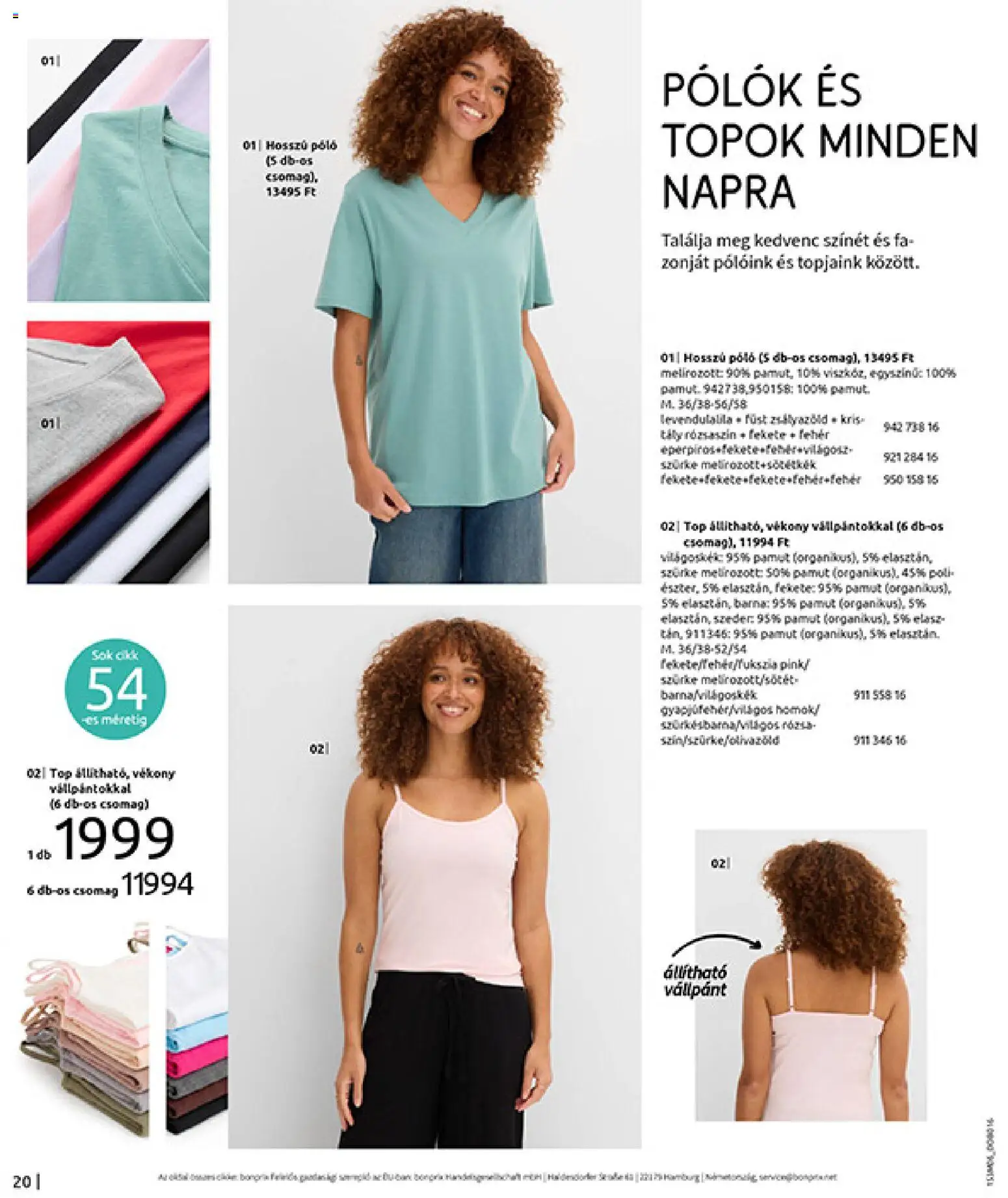 Bonprix akciós ujság - amely érvényes a következő dátumtól: 16.06.2026 | Oldal: 22 | Termékek: Szeder