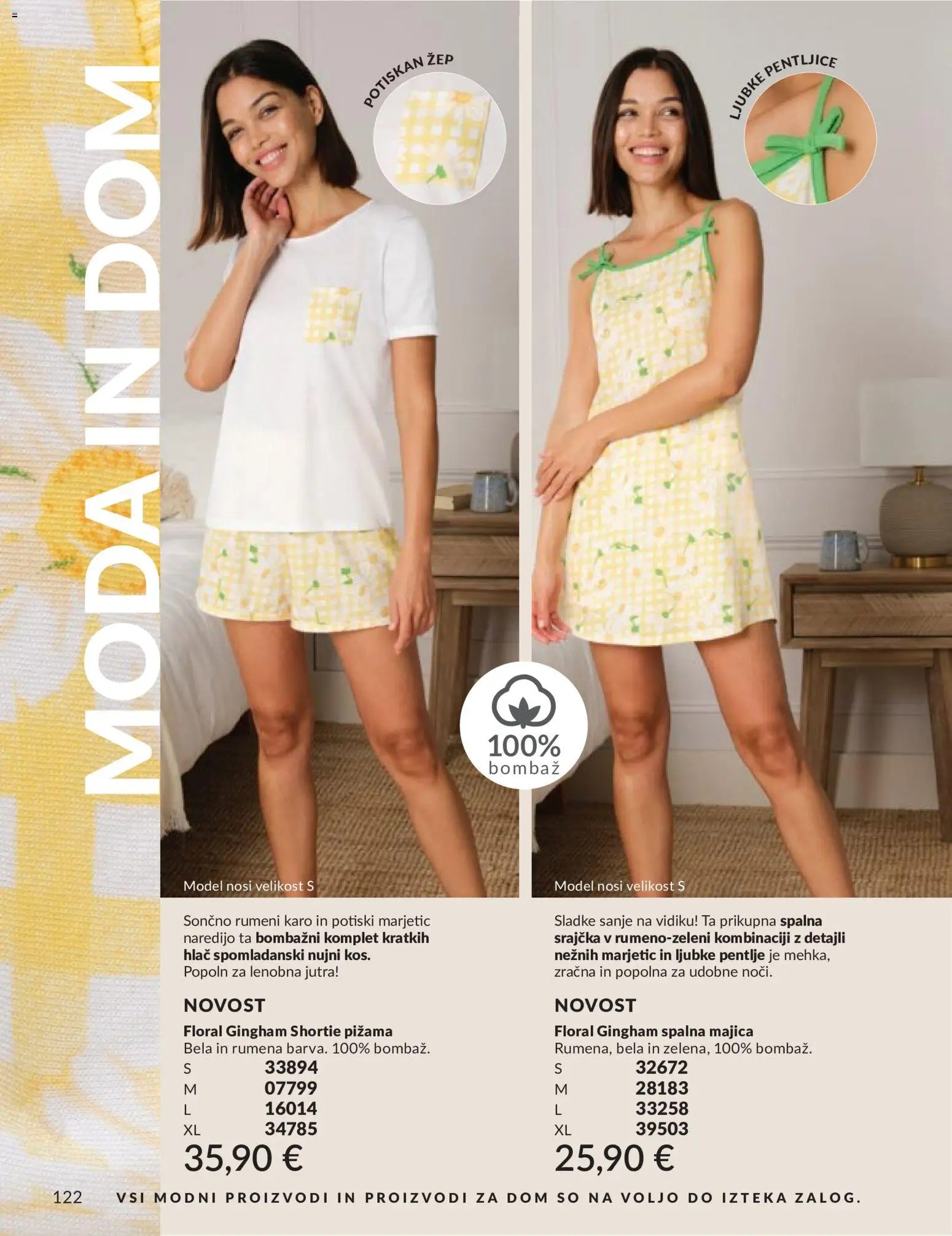 Novi Avon katalog ponudbe – veljaven od 01.06.2026 | Stran: 122 | Izdelki: Pižama, Majica