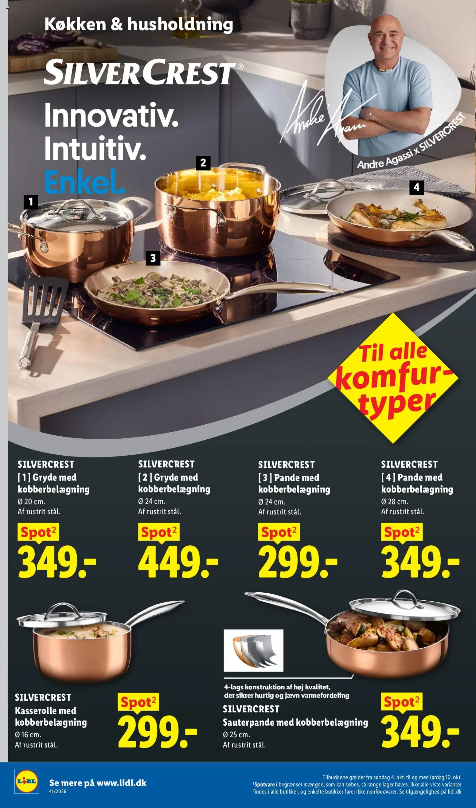 Lidl tilbudsavis – gyldig fra 04/10/2026 | Side: 2 | Produkter: Komfur, Søm