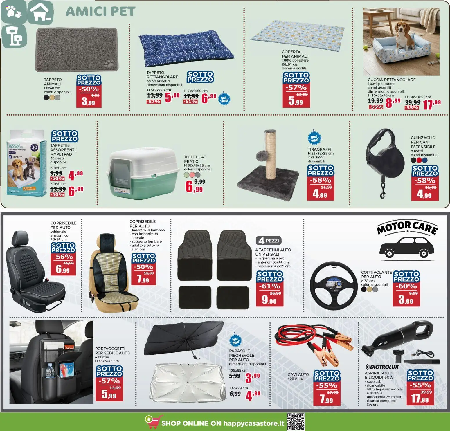 Volantino Happy Casa del 03.06.2026 | Pagina: 36 | Prodotti: Cavo, USB, Coperta, Tappeto