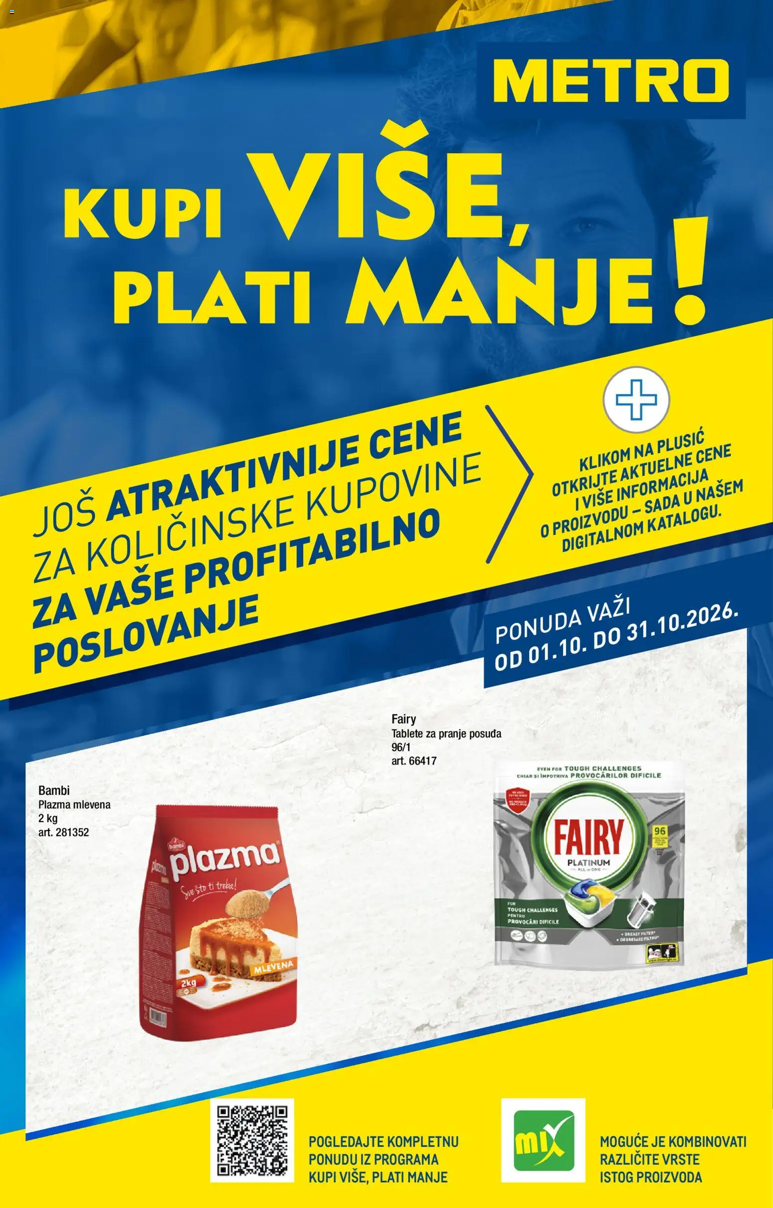 Metro katalog - važi od 01.10.2026 | Strana: 1 | Proizvode: Sto, Plazma
