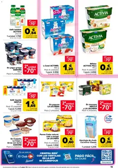 Vista previa En Cuajada, La Copa y Arroz con leche DANONE, Pack 2 unidades. válido desde el 28/07/2026 | Página: 19